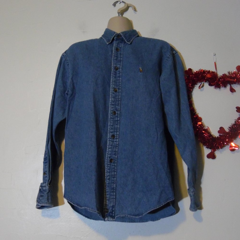 Woman Ralph Lauren Sport denim shirt size 6